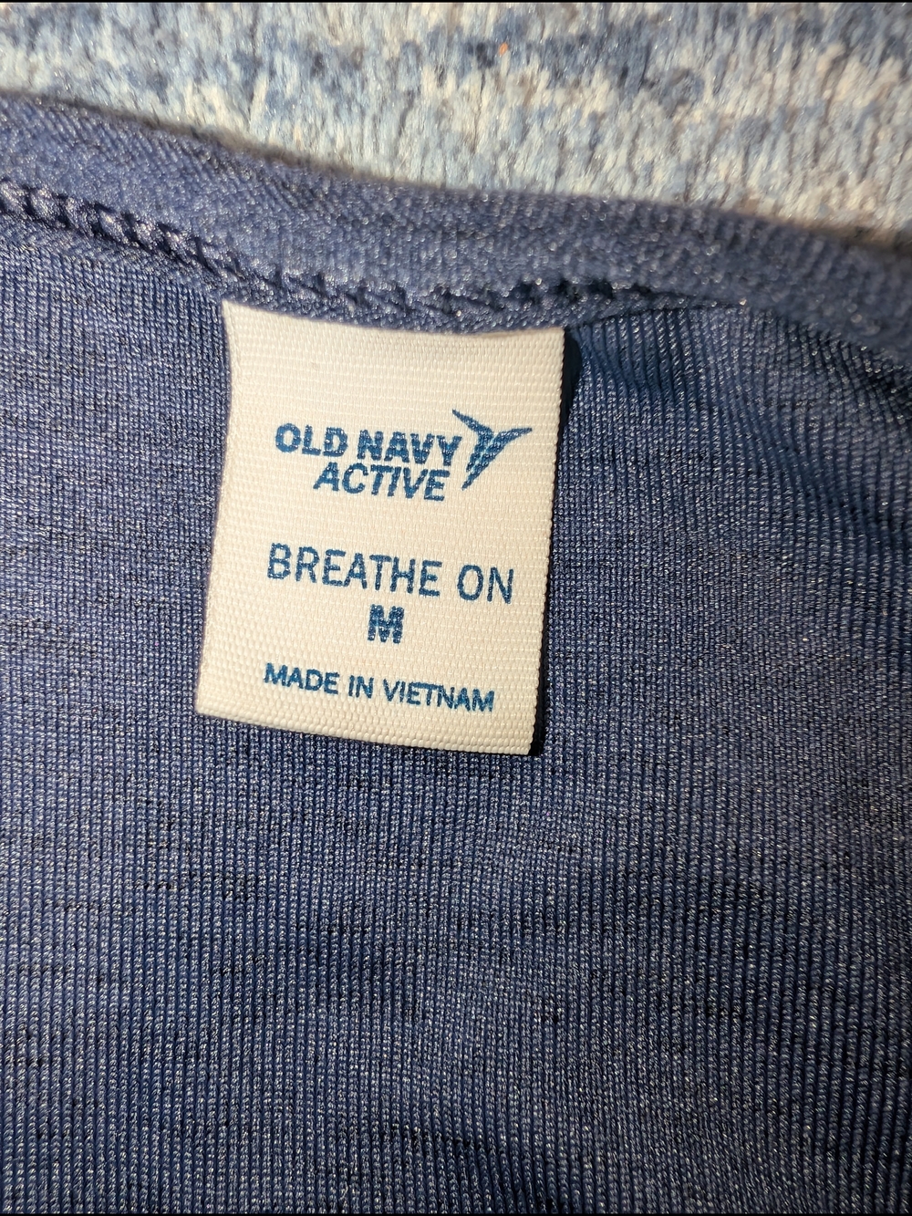 Old Navy Active Navy Blue Breathe On Romper - Picture 3 of 9